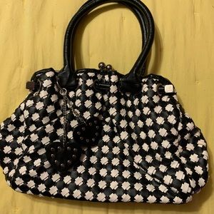 EUC MG collection woven handbag